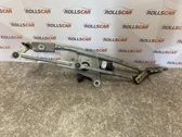 Front wiper linkage and motor