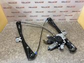 Front door window regulator with motor