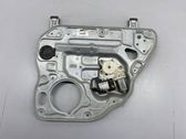 Rear door window regulator with motor