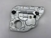 Rear window lifting mechanism without motor