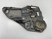 Rear door window regulator with motor