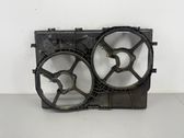 Radiator cooling fan shroud