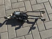 Front wiper linkage and motor