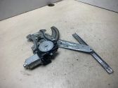 Rear door window regulator with motor