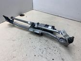 Front wiper linkage and motor