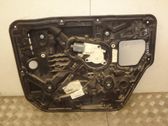 Rear door window regulator with motor