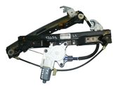 Rear door window regulator with motor