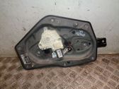 Rear door window regulator with motor