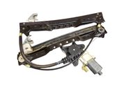 Rear door window regulator with motor