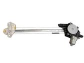 Rear door window regulator with motor