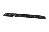 Trunk door license plate light bar