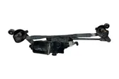 Front wiper linkage and motor