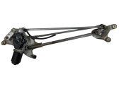 Front wiper linkage and motor