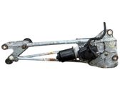 Front wiper linkage and motor