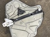 Rear window lifting mechanism without motor