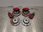 Brake discs and calipers set