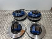 Brake discs and calipers set
