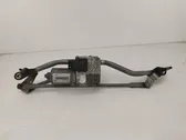 Front wiper linkage and motor