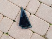 Rear door glass trim molding