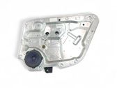 Rear window lifting mechanism without motor