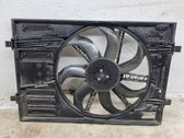 Radiator cooling fan shroud
