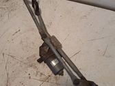 Front wiper linkage and motor