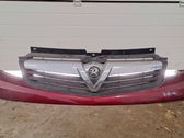 Front bumper upper radiator grill