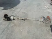 Rear axle beam with reductor