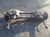 Rear axle beam with reductor