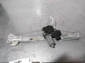 Rear window lifting mechanism without motor