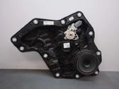 Rear window lifting mechanism without motor