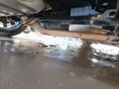 Rear axle beam with reductor