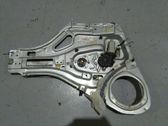 Rear window lifting mechanism without motor
