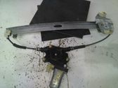 Rear door window regulator with motor