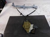 Rear door window regulator with motor