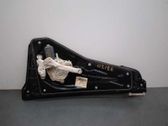 Rear door window regulator with motor