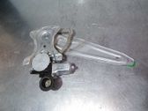 Rear door window regulator with motor