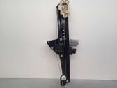 Rear window lifting mechanism without motor