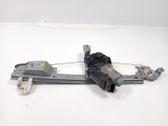 Rear window lifting mechanism without motor