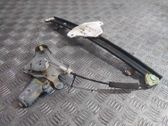 Rear door window regulator with motor