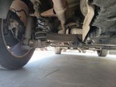 Rear axle beam with reductor