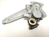 Rear door window regulator with motor