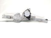 Rear door window regulator with motor