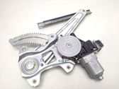 Rear door window regulator with motor