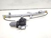 Rear door window regulator with motor