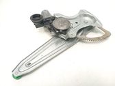 Rear door window regulator with motor
