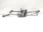 Front wiper linkage and motor