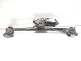 Front wiper linkage and motor