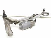 Front wiper linkage and motor