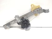 Rear door window regulator with motor